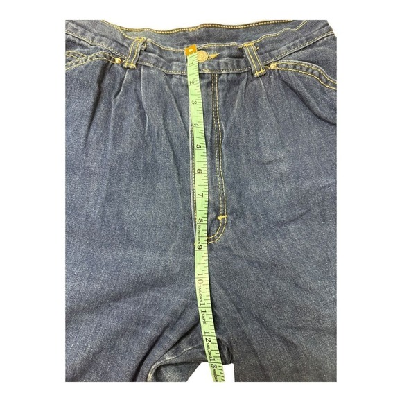 Zena Vintage High-Waisted Mom Jeans Dark Wash Denim Retro 90s Style Size 12‎ - Picture 11 of 15